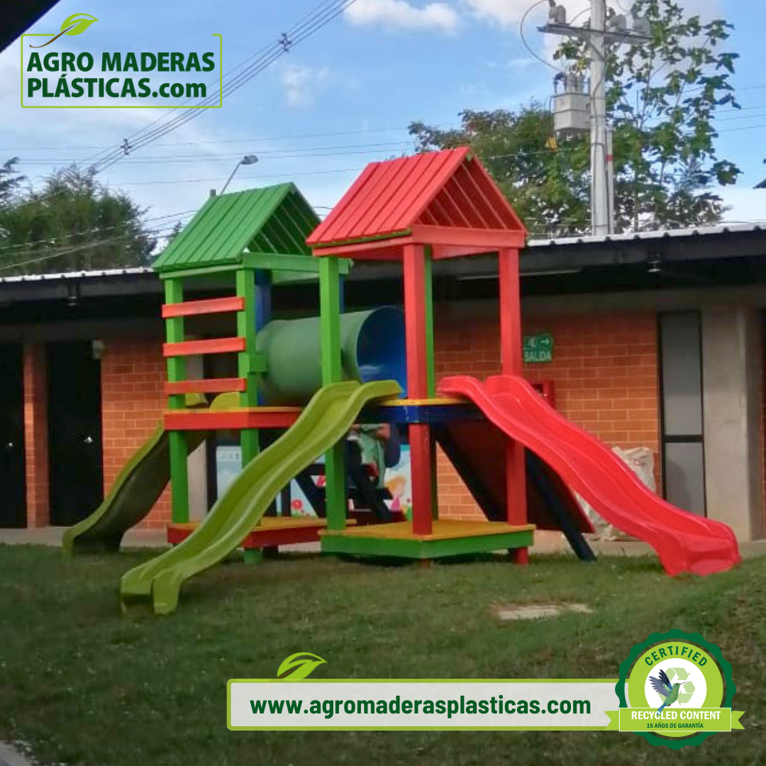 Parques Infantiles en Madera Plástica - Ecomaderas Plasticas